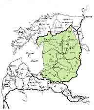 Karte von Livland